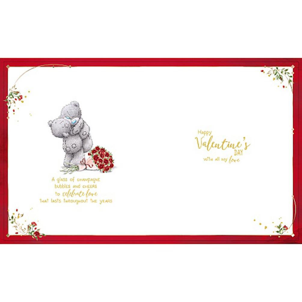 To The One I Love Handmade Me to You Bear Valentine's Day Card Extra Image 1